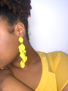 Yellow Blossom Earrings